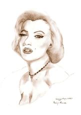 portret Marylin Monroe, ołówek, szkic – tłumaczenia literatury pięknej