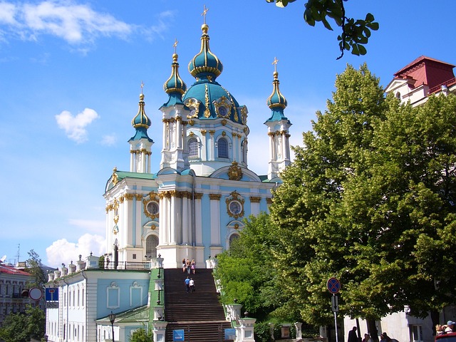 kościół św. Andrzeja w Kijowie, Ukraina